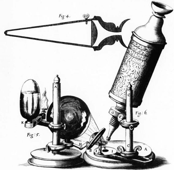 Mikroskop von Robert Hooke
