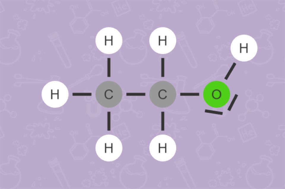 Strukturformel Ethanol