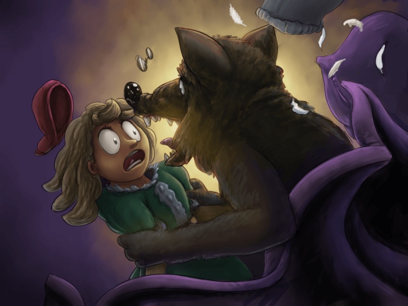 Rotkäppchen und der böse Wolf