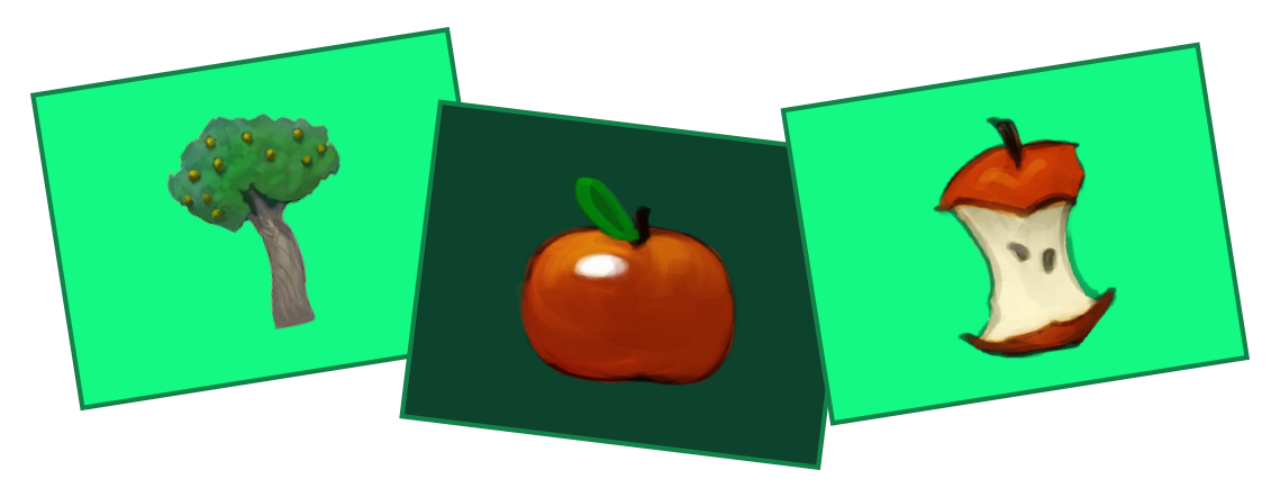 Apfelbaum – Apfel – Apfelstrunk